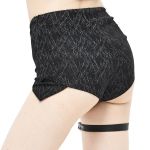 Black 'Iona' Hot Pants