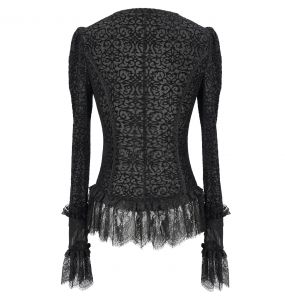 Black 'Lavinia' Blouse