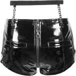 Sexy Black Faux Leather 'Fetishista' Hot Pants