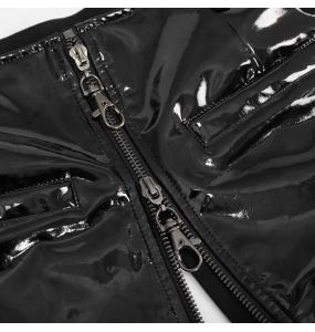 Sexy Black Faux Leather 'Fetishista' Hot Pants