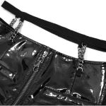 Sexy Black Faux Leather 'Fetishista' Hot Pants