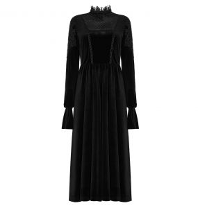La Salle Ruched Mesh Maxi Dress Black