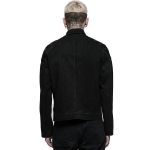 Black Denim 'Punk Ragged' Jacket