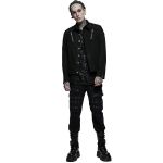 Black Denim 'Punk Ragged' Jacket