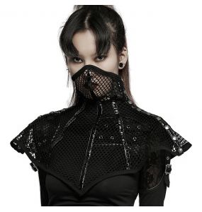 Black 'Goth Stylish' Mesh Mask