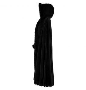 Black 'Orphelia' Long Cloak