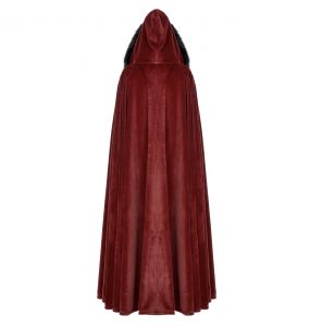 Red 'Orphelia' Long Cloak