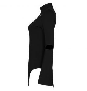 Black 'Guenièvre' Long Sleeves Top