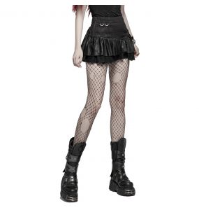 Black 'Norra' Mini-Skirt