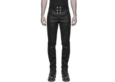 Pantalon Gothique Victorien 'Florian' Noir