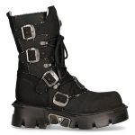 Black New Rock Eco Boots