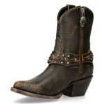 Moka New Rock West Ankle Boots