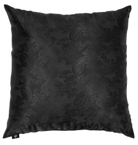 Wine and Black Cross-Shaped Gothic Pillow