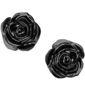 Black Rose Studs