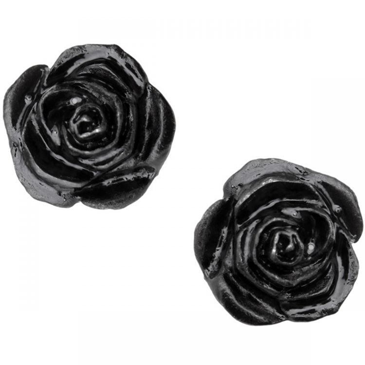 Clous d'Oreilles 'Black Rose'