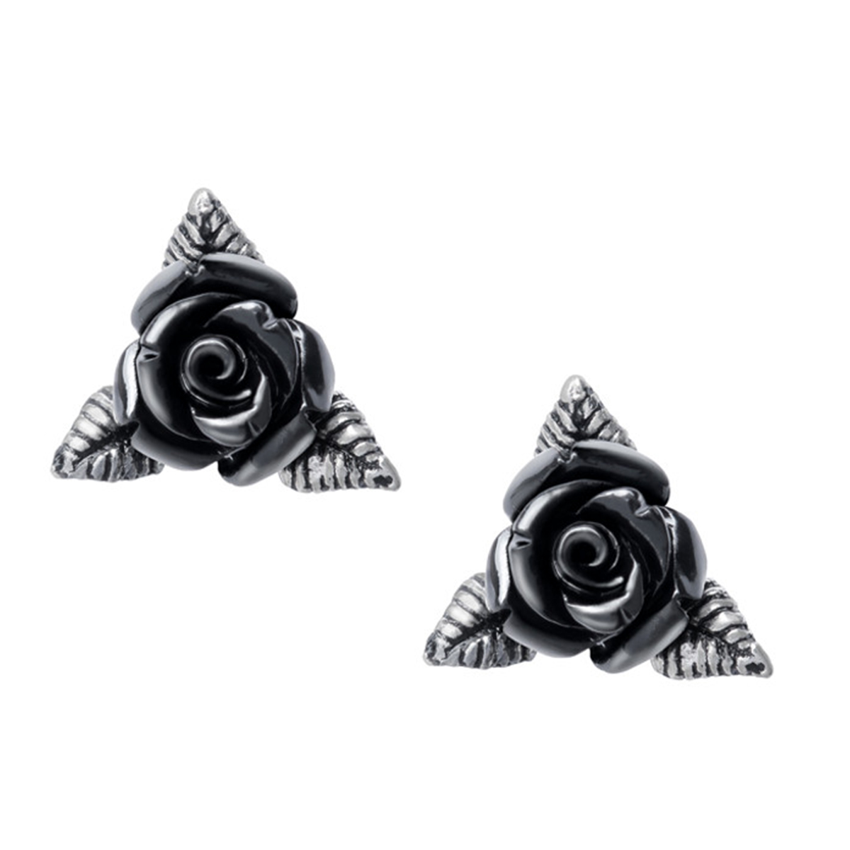 Ring O'Roses Stud Earrings by Alchemy Gothic • the dark store™