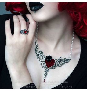 The Blood Rose Heart Pendant