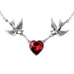 Swallow Heart Necklace