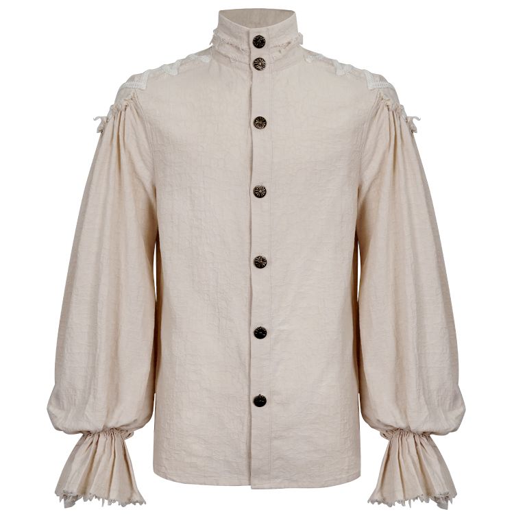 Chemise 'Ishmael' Blanc Cassé