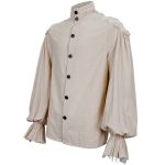 Chemise 'Ishmael' Blanc Cassé