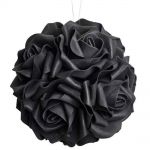 Black Rose Decorative Hanging Ball