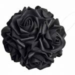 Boule Décorative à Suspendre 'Black Roses'