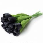Bouquet de 9 Tulipes Noires
