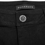 Pantalon 'Punk Spider Mesh' Noir