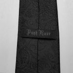 Black Goth Cross Tie