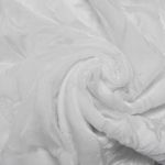Chemise 'Piranha' en Velours Blanc