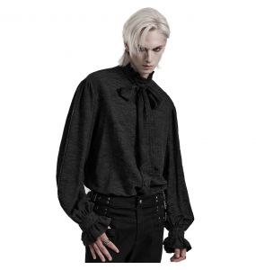 Black Jacquard 'Vinitharius' Shirt