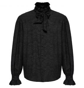 Chemise 'Vinitharius' en Jacquard Noir