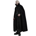 Black 'Vlad' Long Cape