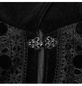 Black 'Vlad' Long Cape