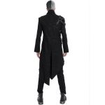 Black 'Segeric' Asymmetric Coat
