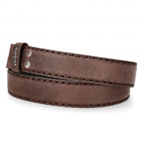 Brown Gallia Leather New Rock Belt