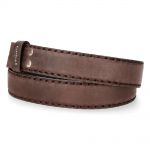 Brown Gallia Leather New Rock Belt