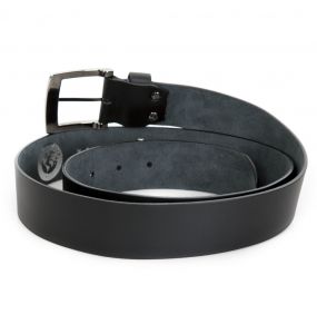 Ceinture New Rock en Cuir Timber Noir