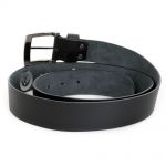 Ceinture New Rock en Cuir Timber Noir