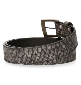 Steel Snake Leather New Rock Belt