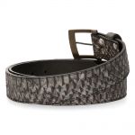 Steel Snake Leather New Rock Belt