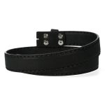 Black New Rock Leather Belt without Buckle