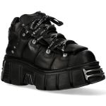 Chaussures New Rock Metallic Tower Noires