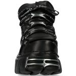 Chaussures New Rock Metallic Tower Noires