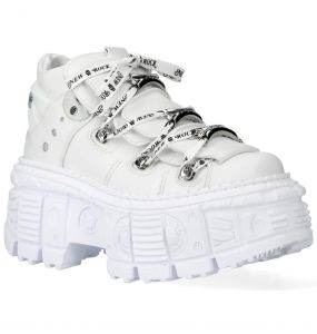 New Rock Tank Monochrome White Shoes