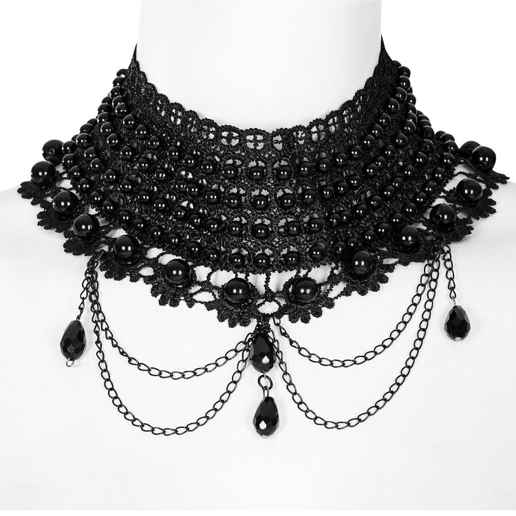 Choker 'Black Ruby' Noir