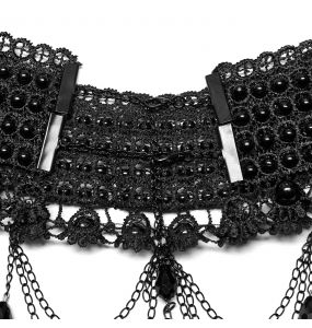 Choker 'Black Ruby' Noir