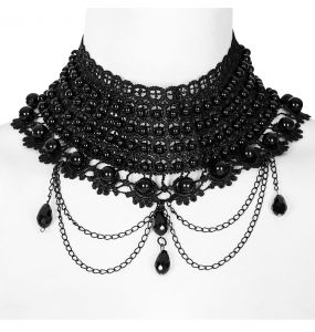 Choker 'Black Ruby' Noir