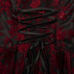 Longue Robe 'Ostrogotha' Noire et Rouge