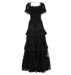 Black 'Ostrogotha' Long Dress